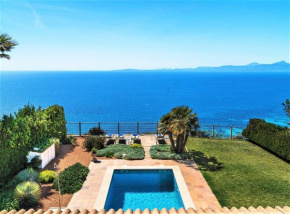 Villa Paraíso Perdido, wifi, piscina, Bbq, aire acondicionado, garaje, increíble atardecer frente al mar